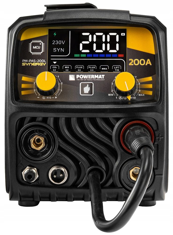 INVERTER WELDING MACHINE MIGOMAT SEMI-AUTOMATIC 200A MIG MAG MMA TIG LIFT SYNERGY Duty cycle time 60%