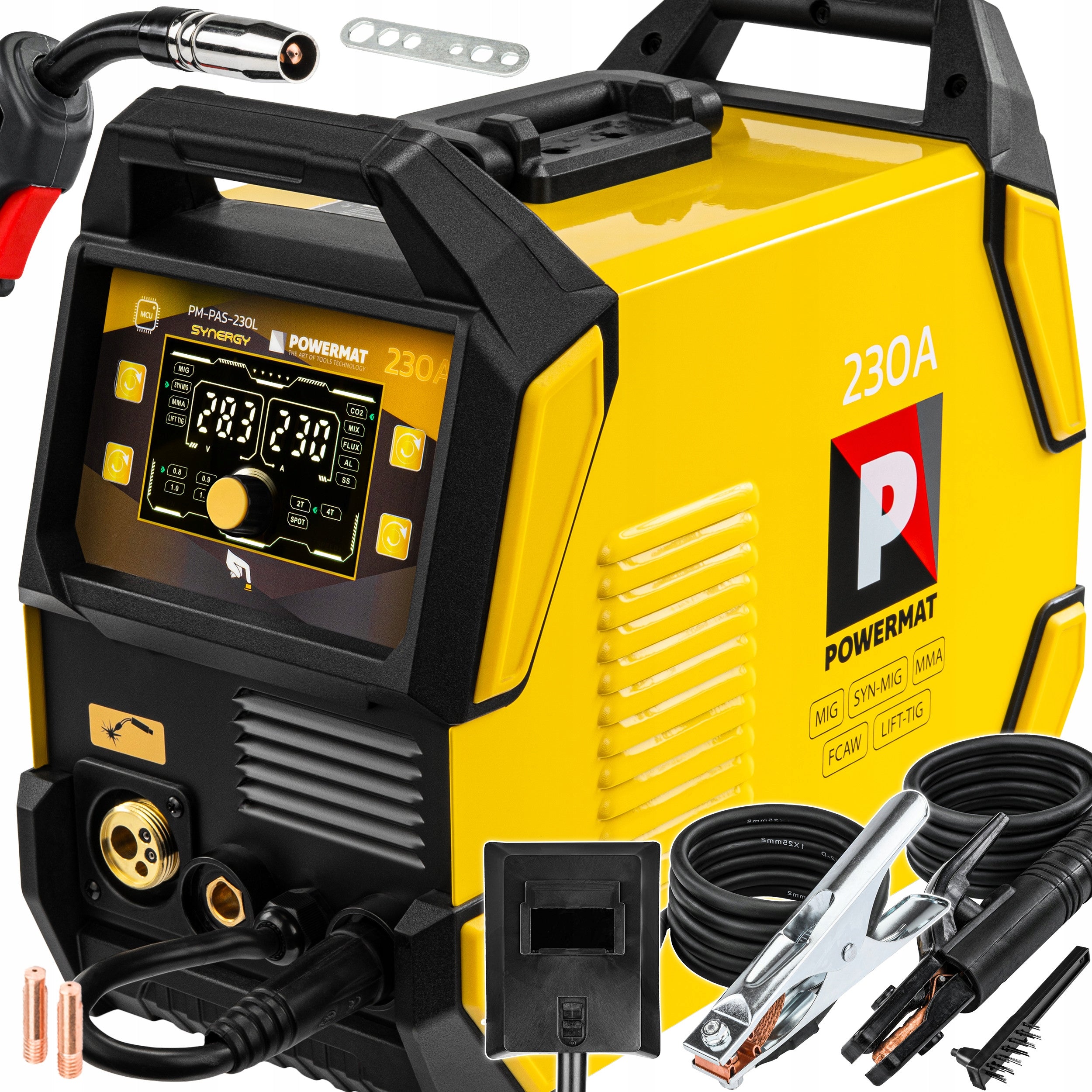 INVERTER WELDING MACHINE MIGOMAT SEMI-AUTOMATIC 230A MIG MAG MMA TIG LIFT SYNERGY