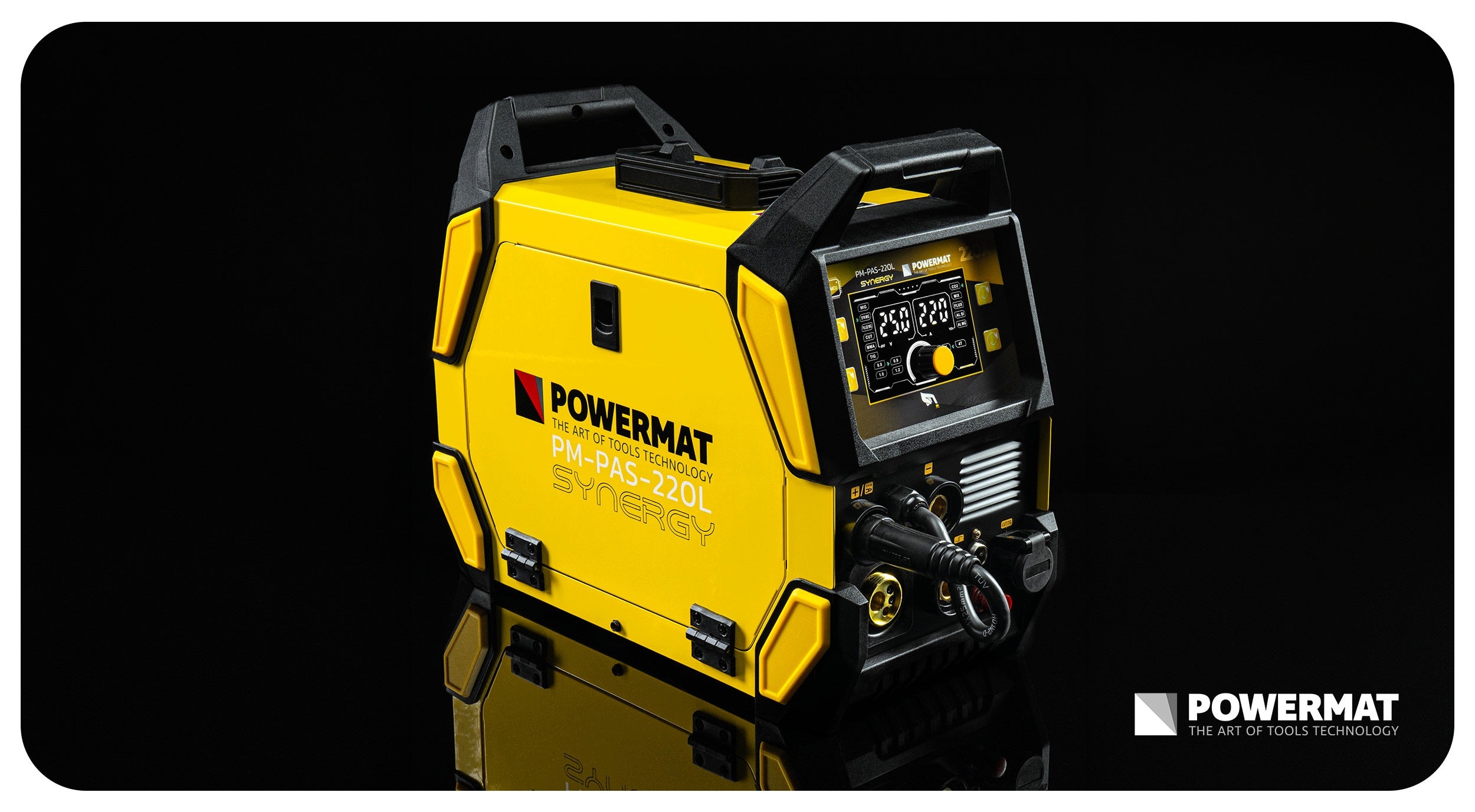 INVERTER WELDING MACHINE MIGOMAT SEMI-AUTOMATIC 5W1 220A PLASMA MIGMAG MMA TIG LIFT Manufacturer code PM1671