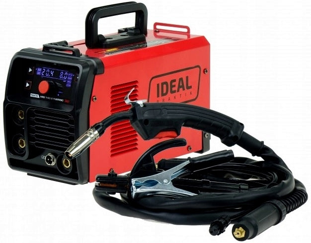 INVERTER WELDING MACHINE MIGOMAT SEMI-AUTOMATIC IDEAL PRAKTIK MIG 140 SYNERGIC LED Packaging status original