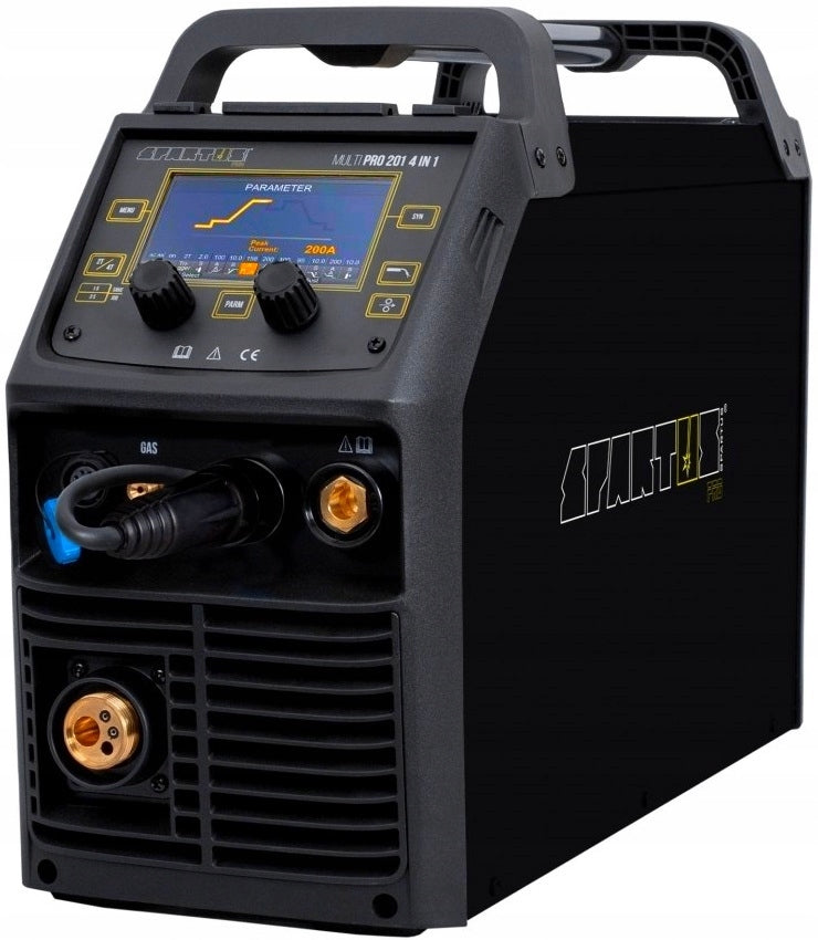 INVERTER WELDING MACHINE MIGOMAT SPARTUS MULTIPRO 201 4IN1 SYNERGY 230V 200A Brand Spartus