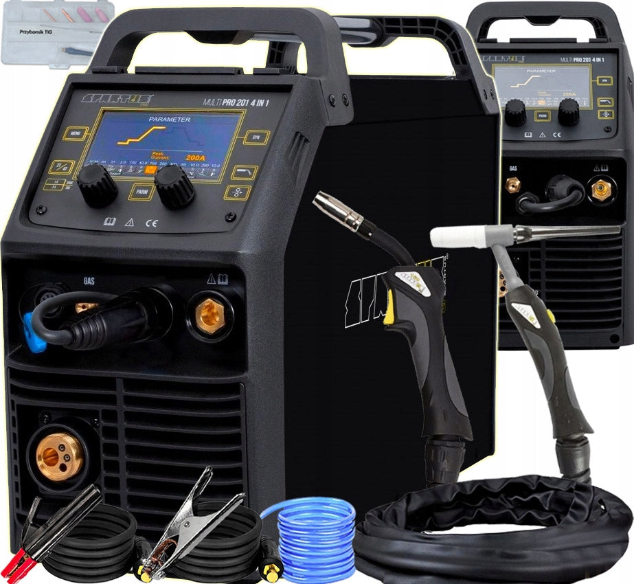 INVERTER WELDING MACHINE MIGOMAT SPARTUS MULTIPRO 201 4IN1 SYNERGY 230V 200A