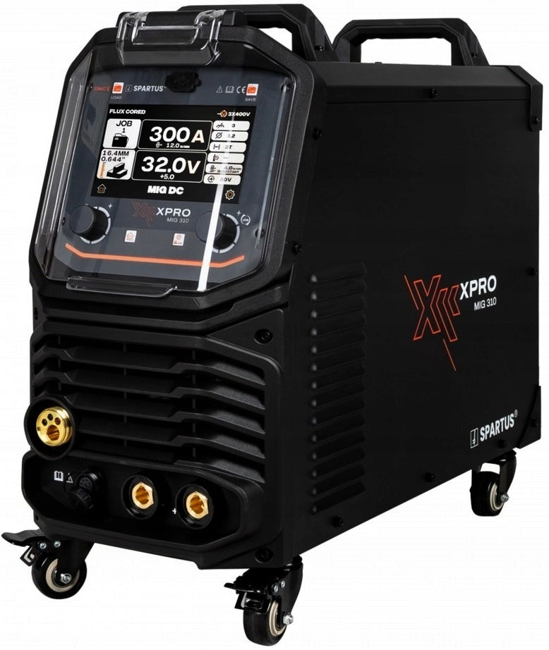 INVERTER WELDING MACHINE MIGOMAT SPARTUS XPRO MIG 310 400V 300A SYNERGY SPOT Manufacturer code XPROMIG310-PAK-36-3