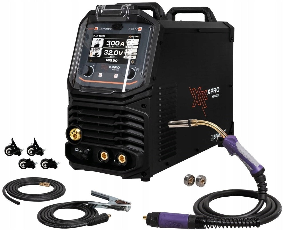 INVERTER WELDING MACHINE MIGOMAT SPARTUS XPRO MIG 310 400V 300A SYNERGY SPOT Packaging status original