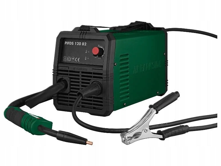 INVERTER WELDING MACHINE PARKSIDE PIFDS 120A 230V + MASK + WIRE , ACCESSORIES Packaging status original