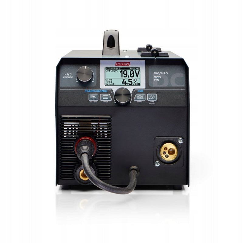 INVERTER WELDING MACHINE PATON STANDARDMIG 250 MMA TIG MIG PULSE 230V 250A Packaging status original