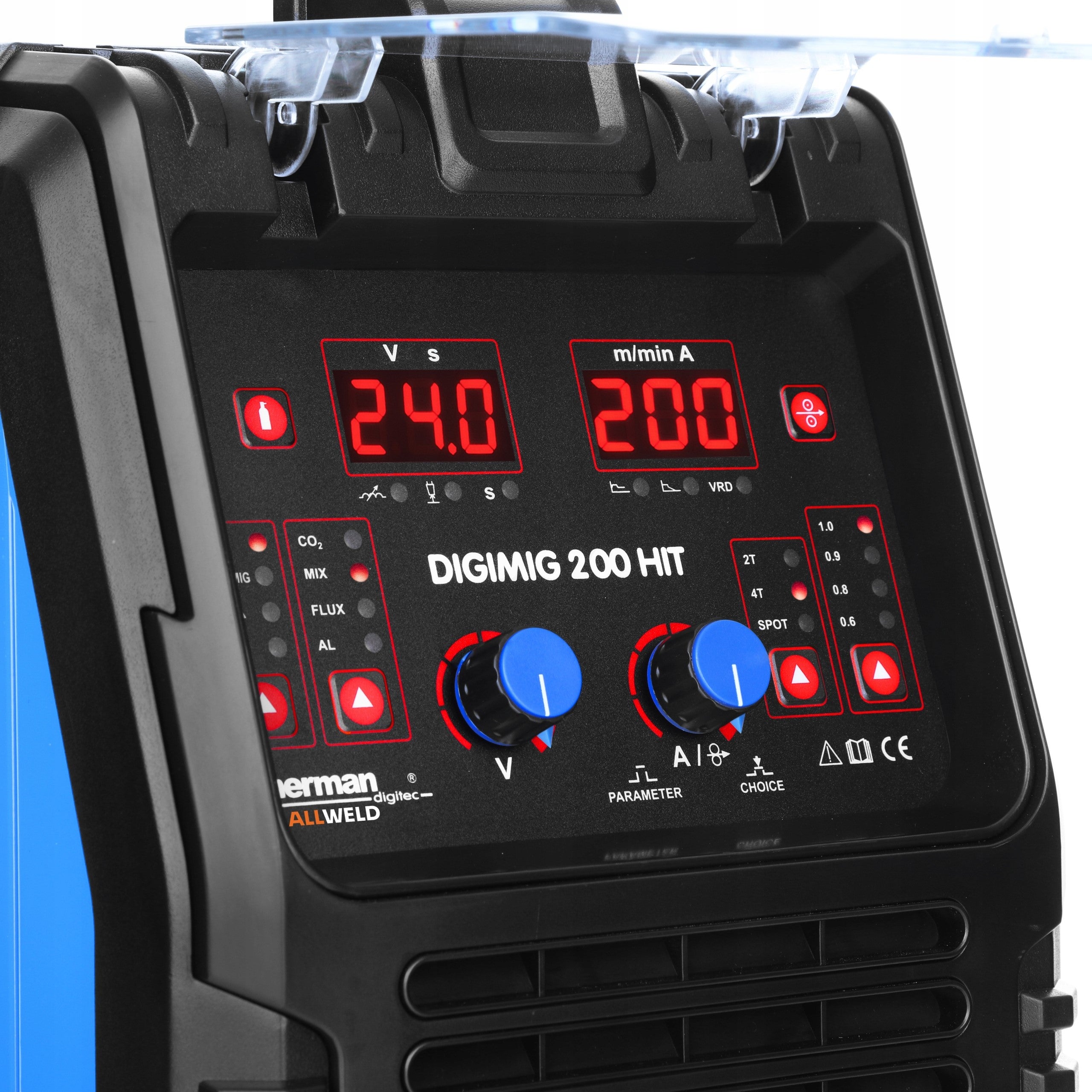 INVERTER WELDING MACHINE SHERMAN DIGIMIG 200 HIT SYNERGY MIG MMA TIG 200A 230V Manufacturer code 7812719