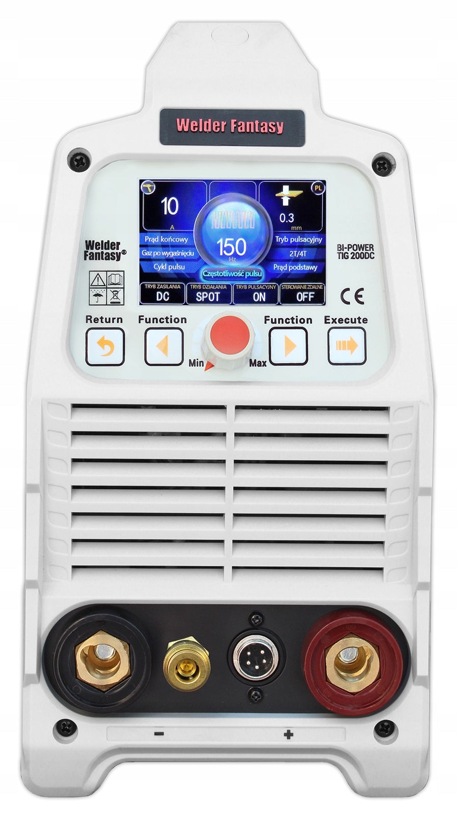 INVERTER WELDING MACHINE TIG DC BI-POWER 200 PULSE SYNERGY SPOT MMA Manufacturer code BP200DC