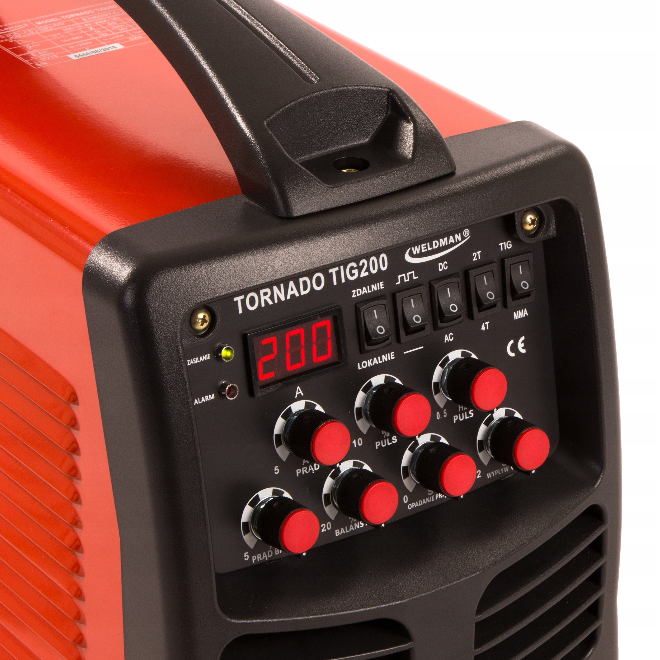INVERTER WELDING MACHINE WELDMAN TORNADO 200 TIG AC DC MMA PULSE 200A 230V ALU Brand Weldman