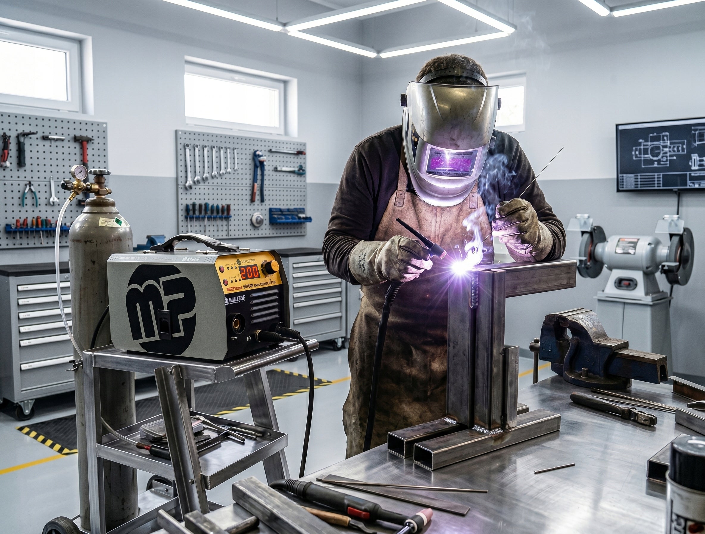 INVERTER Welder IGBT MIG FLUX MMA migomat MP Majster MP0128 Synergy Brand Majster Pro