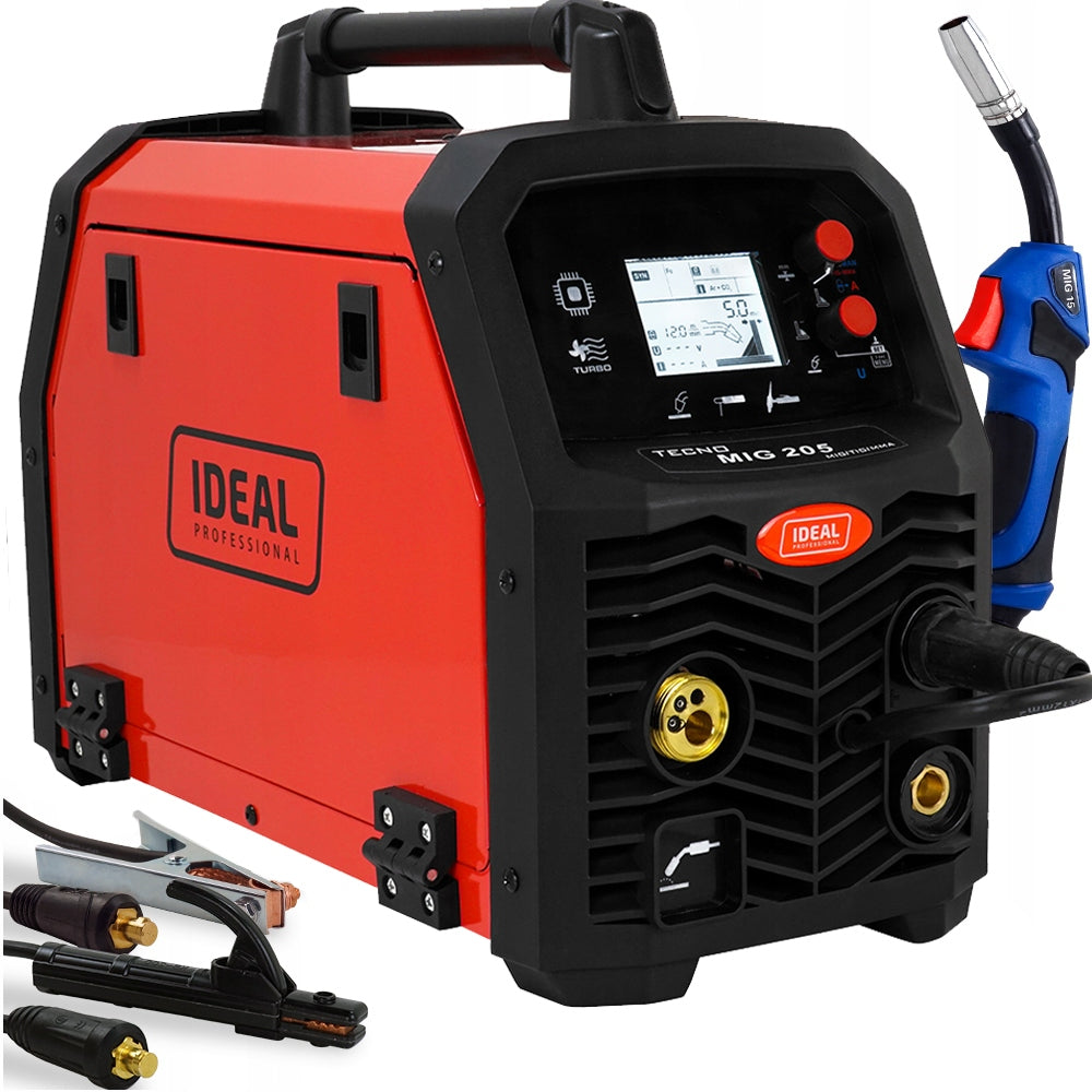 INVERTER Welder MIGOMAT Ideal MIG MAG MMA TIG Alu SYNERGY 200A 230V