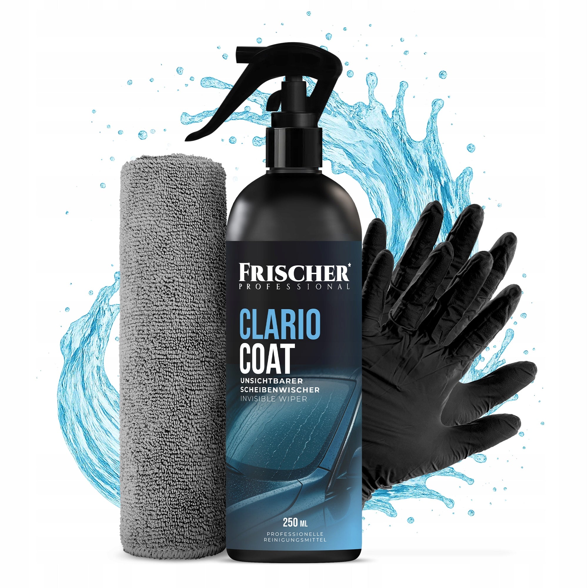 INVISIBLE COATING FOR CAR WINDOWS WIPER 250ml + MICROFIBER