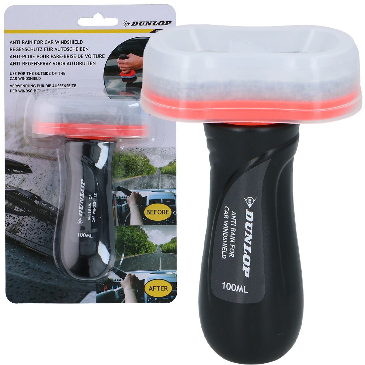 INVISIBLE HYDROPHOBIC COATING 100ML DUNLOP Windshield wiper