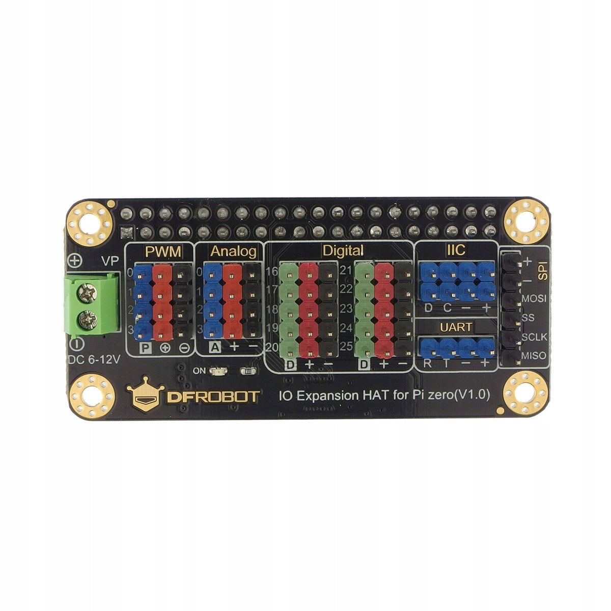 IO Expansion HAT - expansion module for Raspberry Pi Zero / Zero W Manufacturer DFRobot
