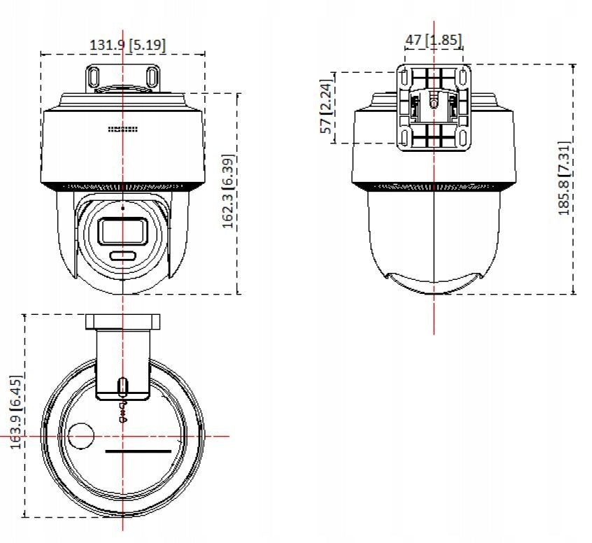 IP 4MP POE FULL COLOR HILOOK BY HIKVISION OUTDOOR IP CAMERA Manufacturer code PTZ-N4MP (2C300MW)
