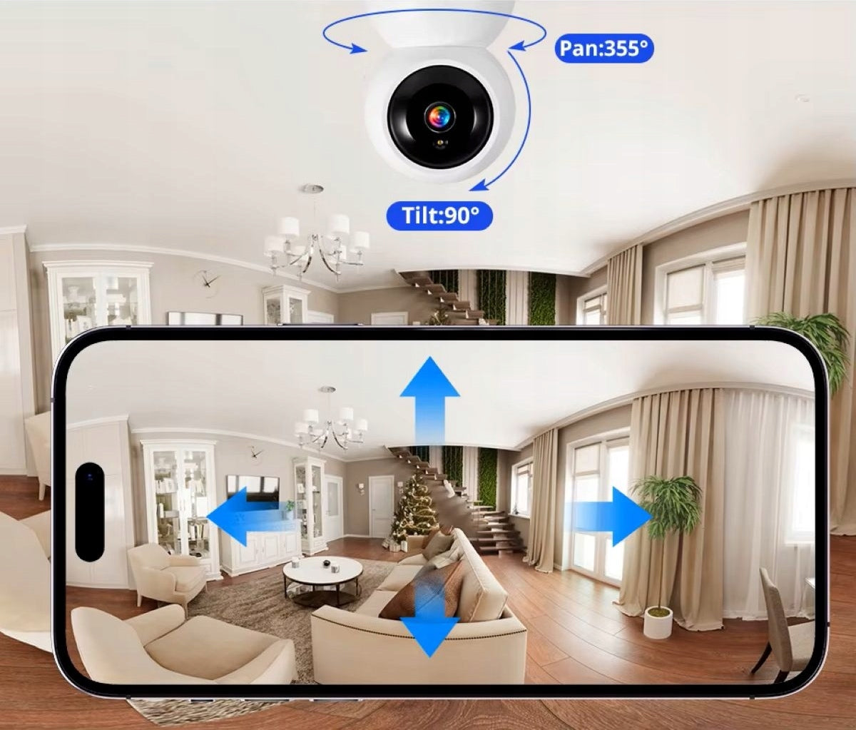 IP 5MP CAMERA COMPATIBLE WITH TUYA SMART LIFE WIFI - BABY MONITOR Brand no brand