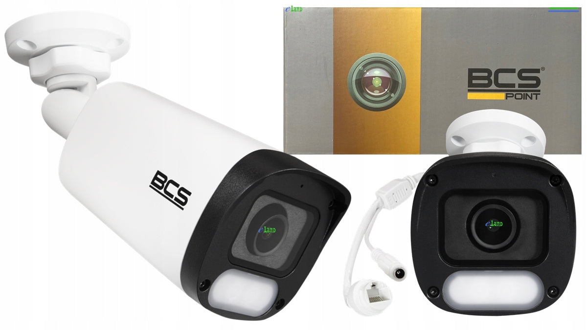 IP CAMERA BCS-P-TIP24FCL3-Ai1 / 4MP, 2.8mm, Microphone, NightColor