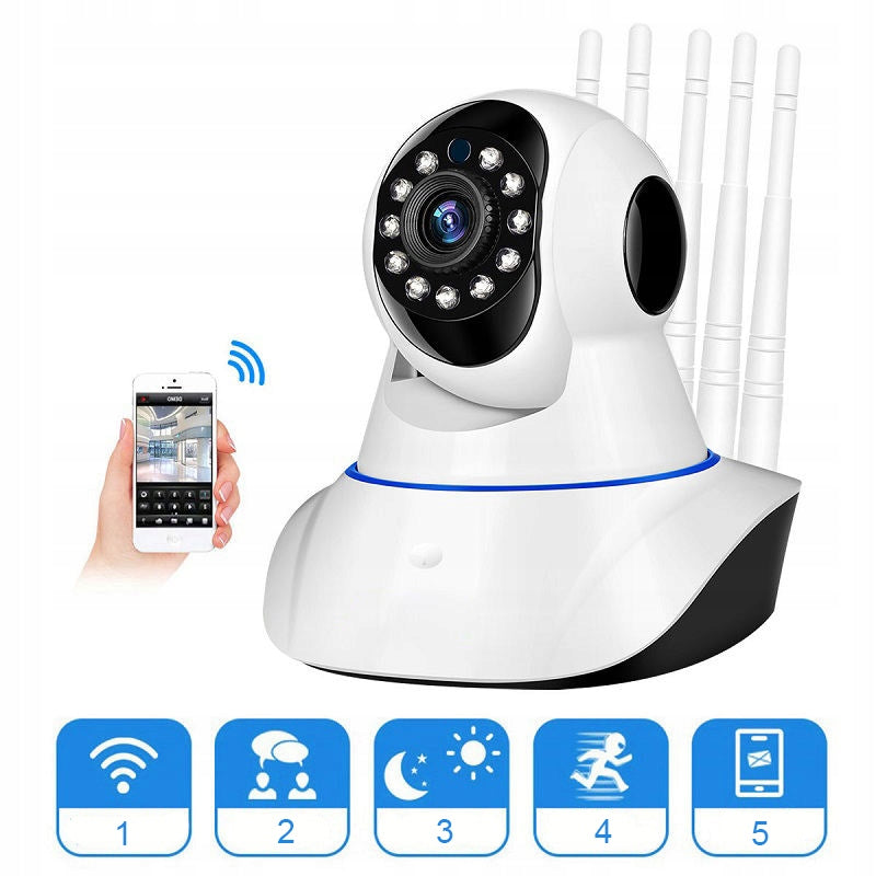 IP CAMERA RECORDING LONG RANGE WiFi CALL NIGHT MODE Packaging status original