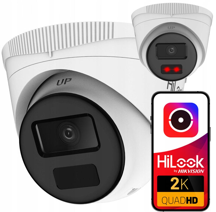 IP Camera 4Mpx 2K PoE External Detection IPCAM-T4-P HiLook by Hikvision