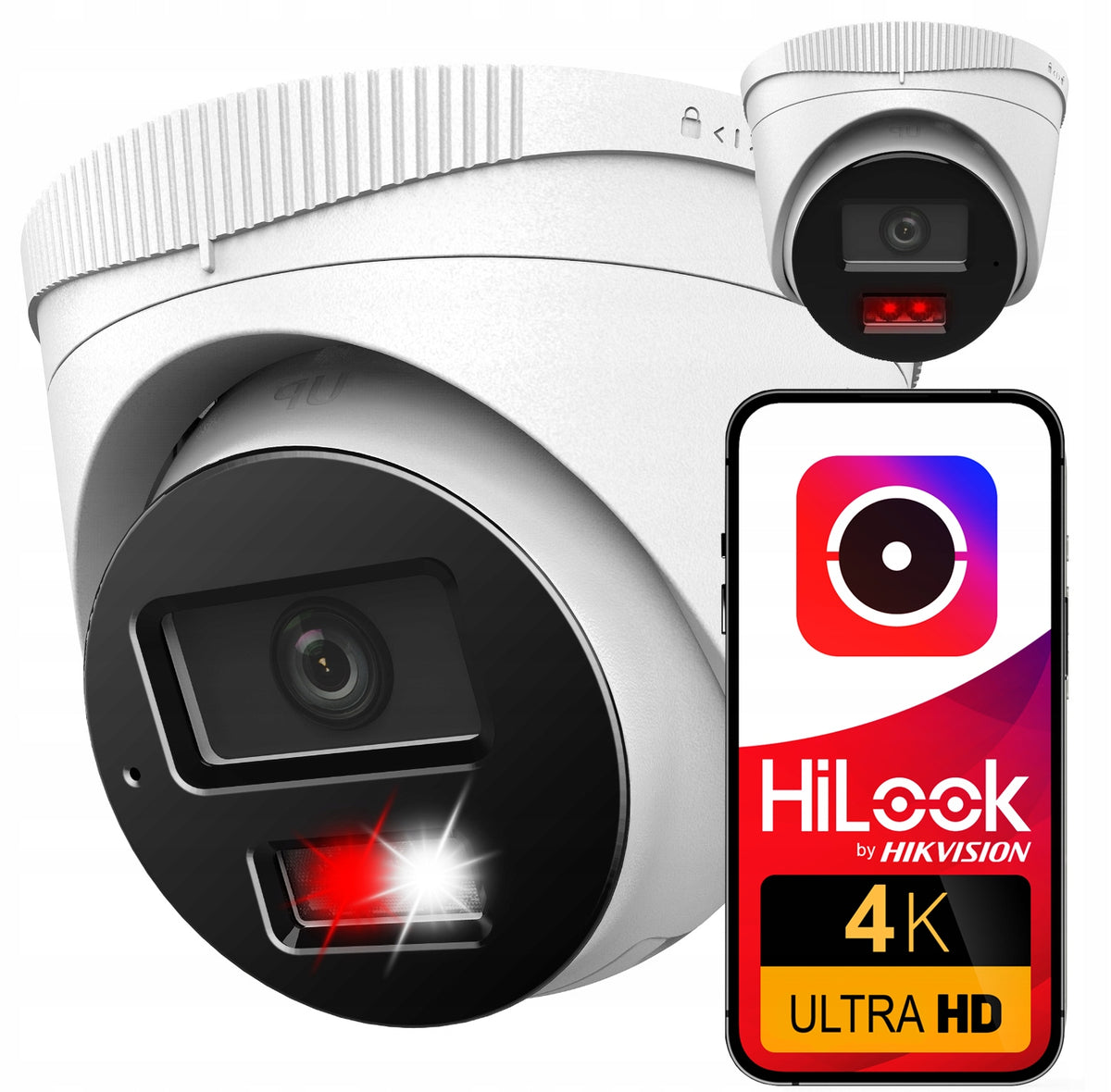 IP Camera 8MPx HiLook by Hikvision IPC-T280HA-LU 4K PoE External Microphone