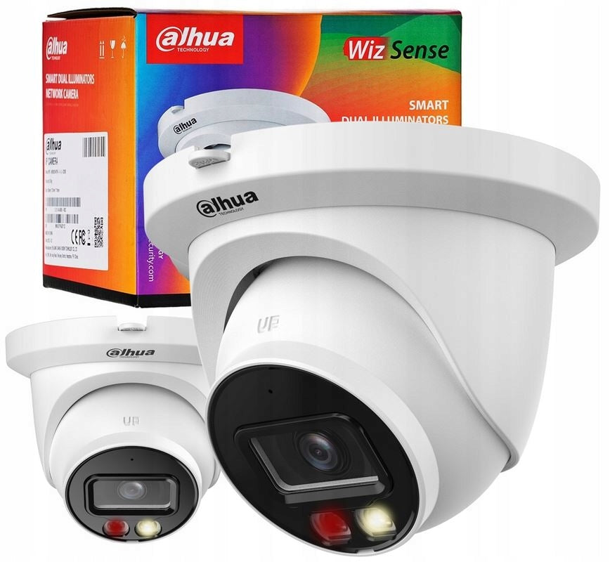 IP Camera DAHUA 8MP IPC-HDW2849TM-S-IL-0280B Dual Light PoE Analytics