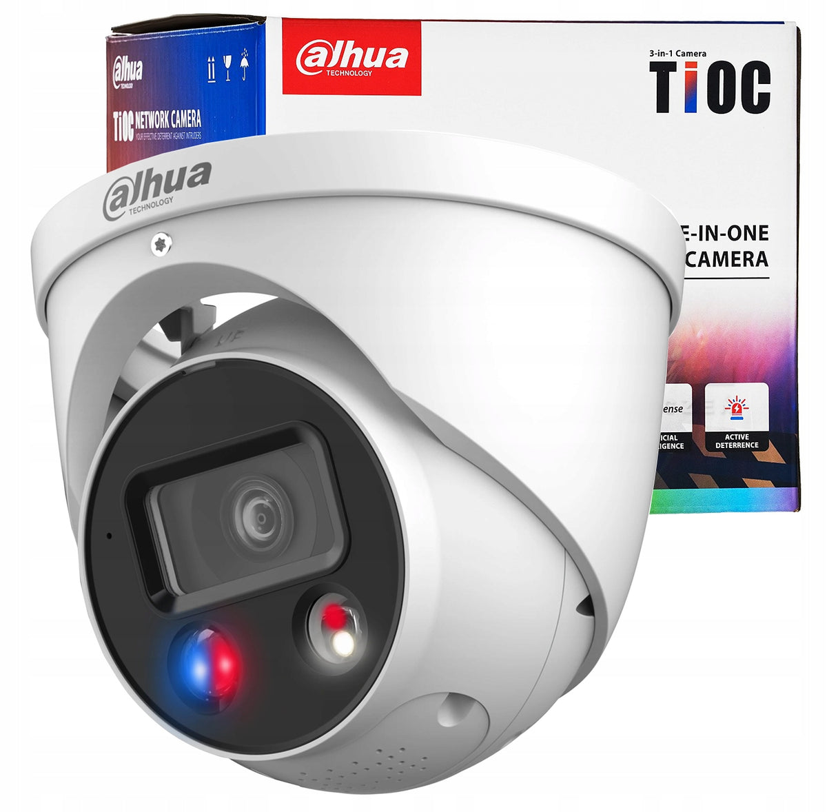 IP Camera Dahua IPC-HDW3849H-AS-PV-0280B 8MPx TiOC Active Deterrence
