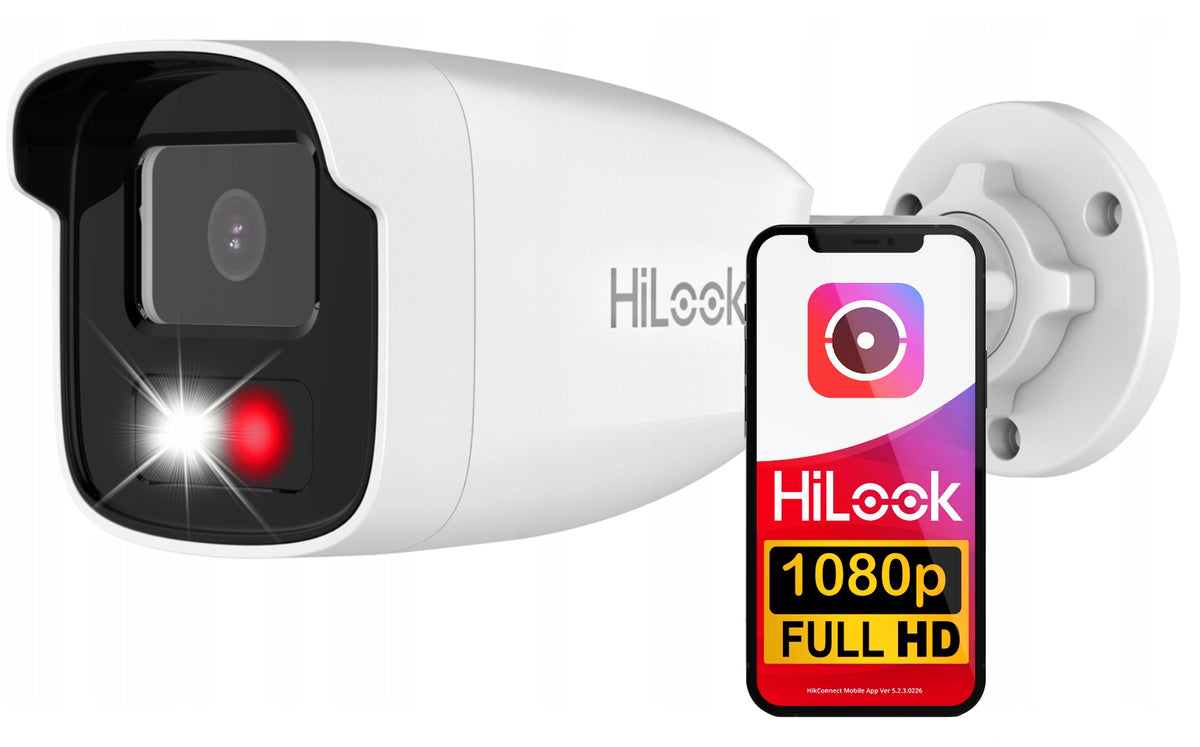 IP Camera Outdoor IPCAM-B2-50DL Hybrid Light HiLook 2Mpx 4mm