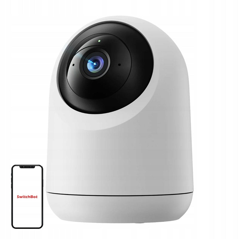 IP Camera SwitchBot Pan/Tilt Indoor AI Auto-Tracking Wi-Fi Night Vision