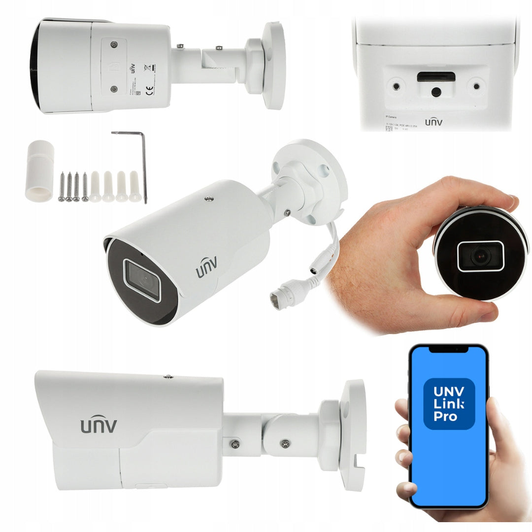 IP Camera UNIVIEW IPC2124LE-ADF28KM-H 2.8mm 4Mpx IR50 WDR EASYSTAR Microphone