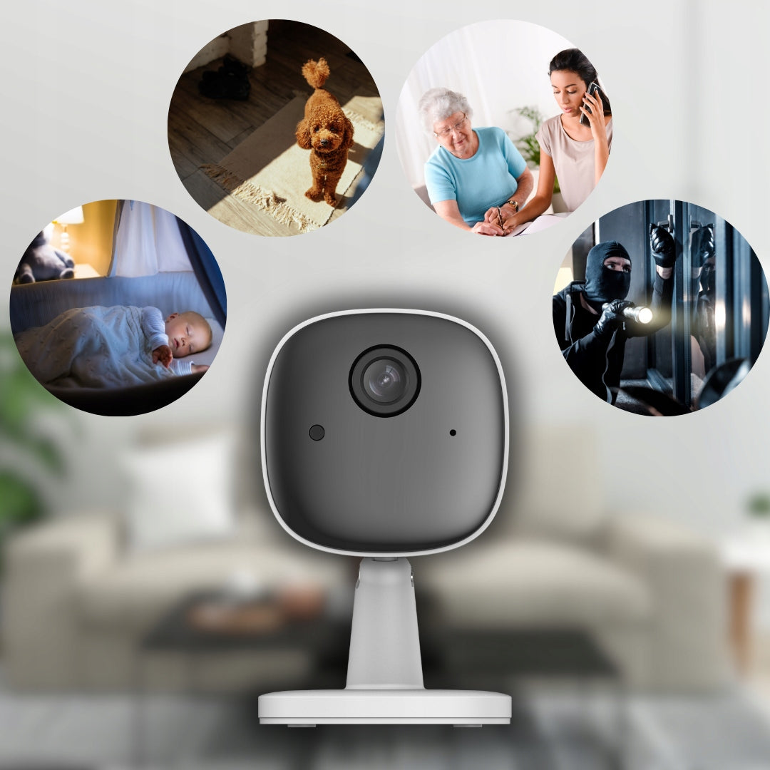 IP Camera WiFi 5MPX QHD Electronic Nanny Home Monitoring Shop Office Packaging status original