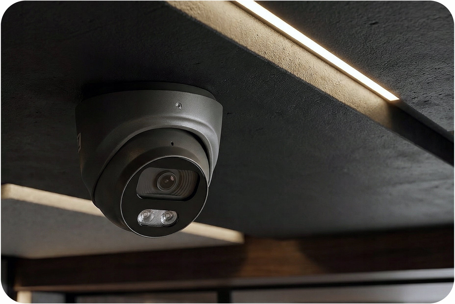 IP PoE SURVEILLANCE Camera Kit 4 CAMERAS 5MPx GREY AUDIO DETECTION 2TB Packaging status original