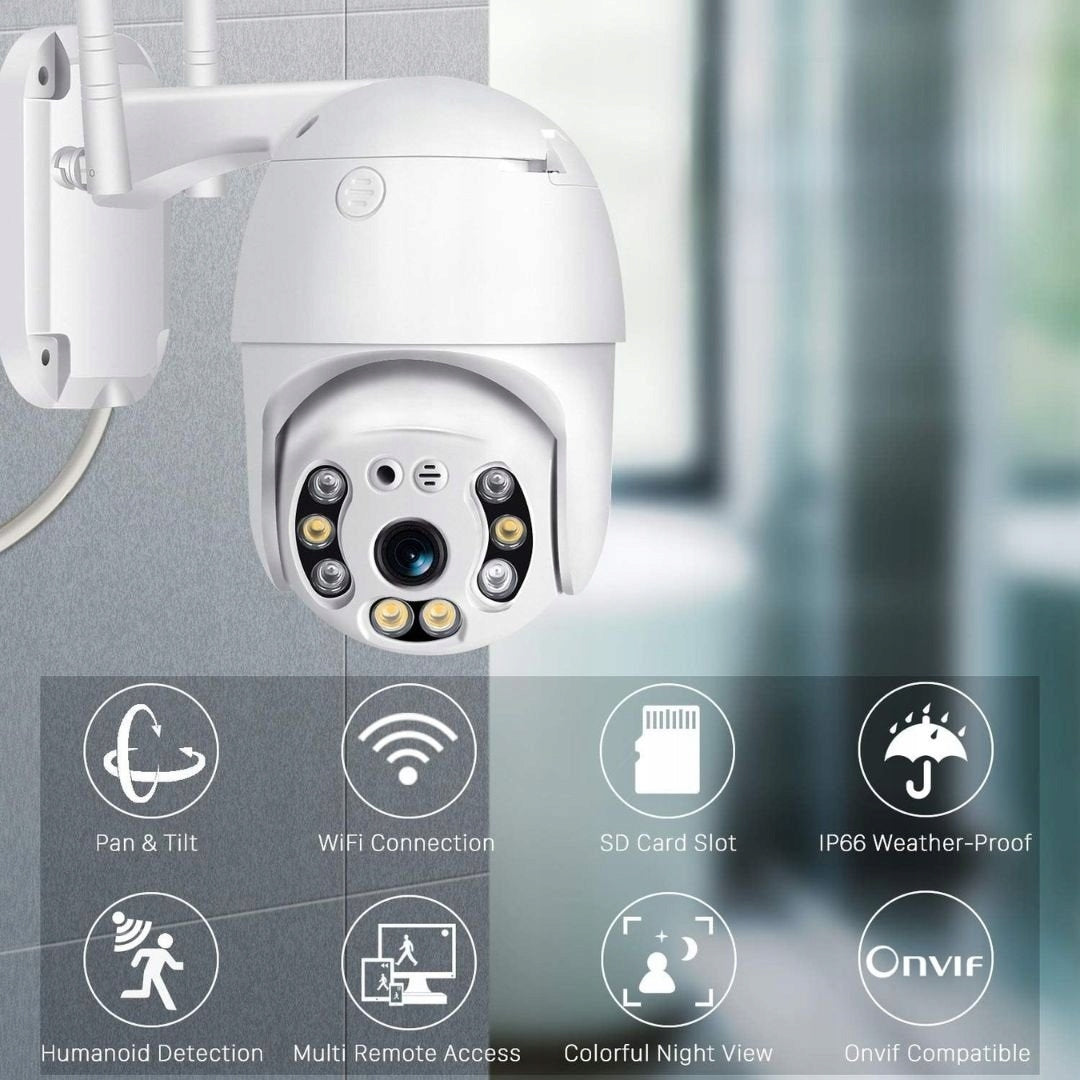 IP WIFI Camera Outdoor Rotating V360 PRO 3 MP Audio microSD HDD IR 30m Packaging status original