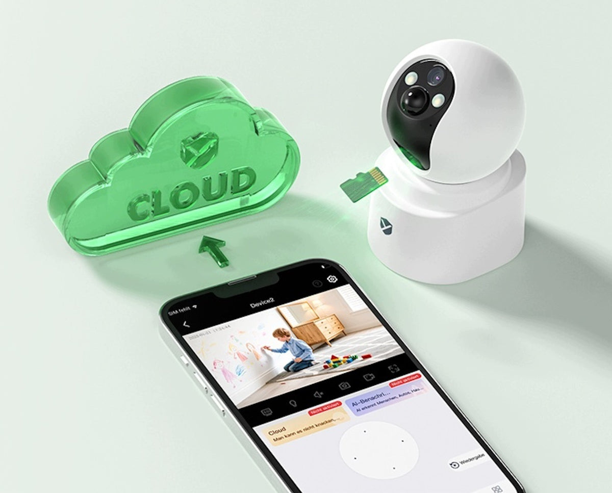 IP WIRELESS CAMERA YESKAMOU 4MP 2.5K WIFI NIGHT MODE Packaging status original