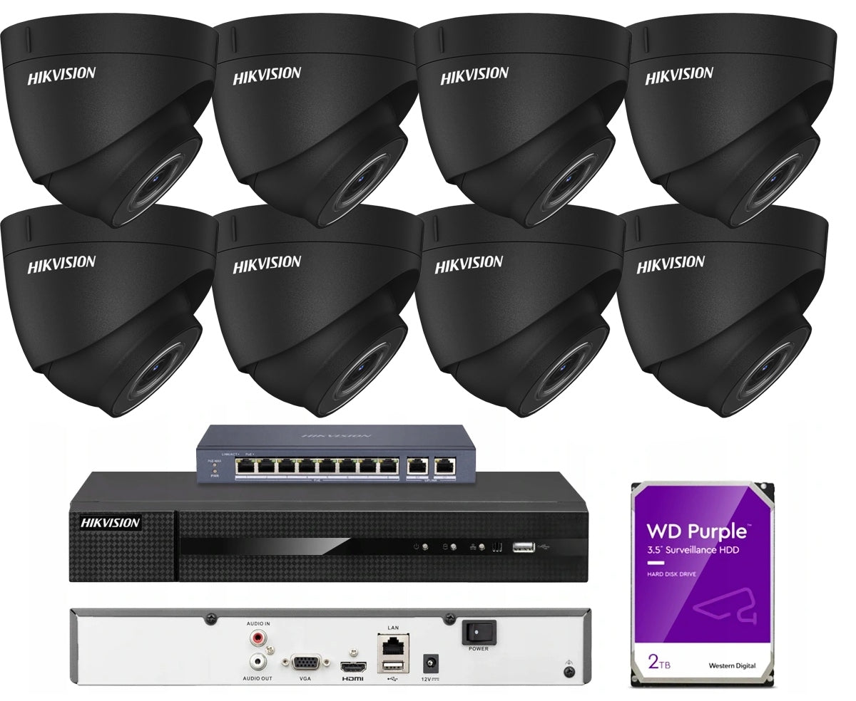 IP camera Hikvision 8xPoE-4MPX