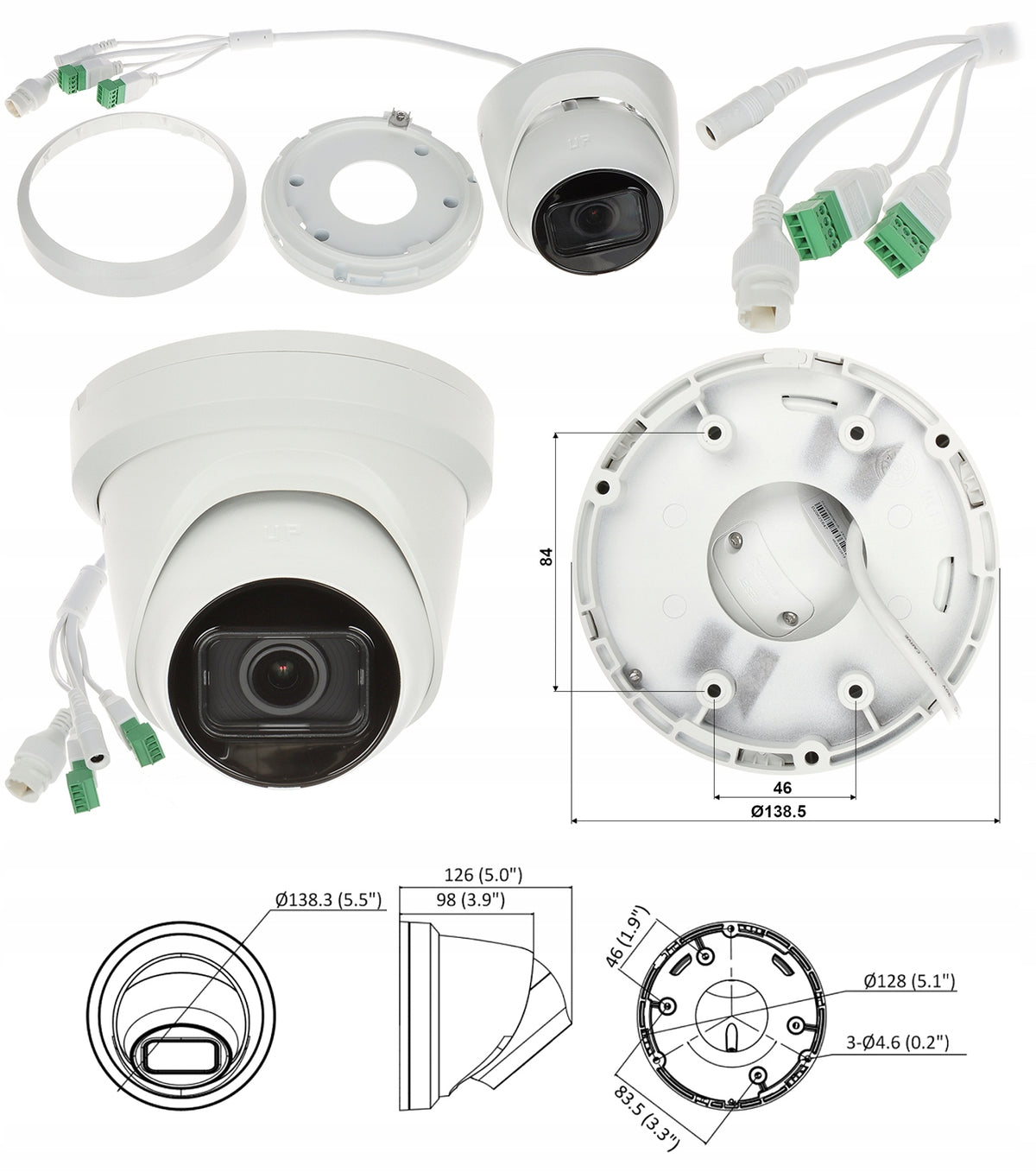 IP camera for unloading zone Motozoom Hikvision DS-2CD2H83G2-IZS 8Mpx PoE Manufacturer code DS-2CD2H83G2-IZS(2.8-12MM)
