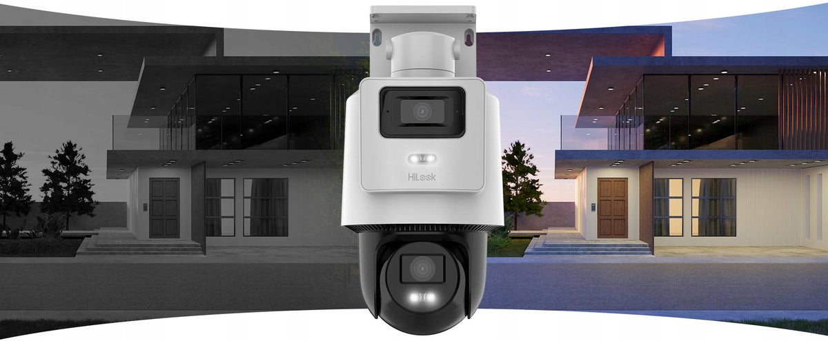 IP rotating camera 8MPx (4MP+4MP) TandemVu PTZ-N2D400M-DE/14 HiLook PoE mSD Brand HiLook