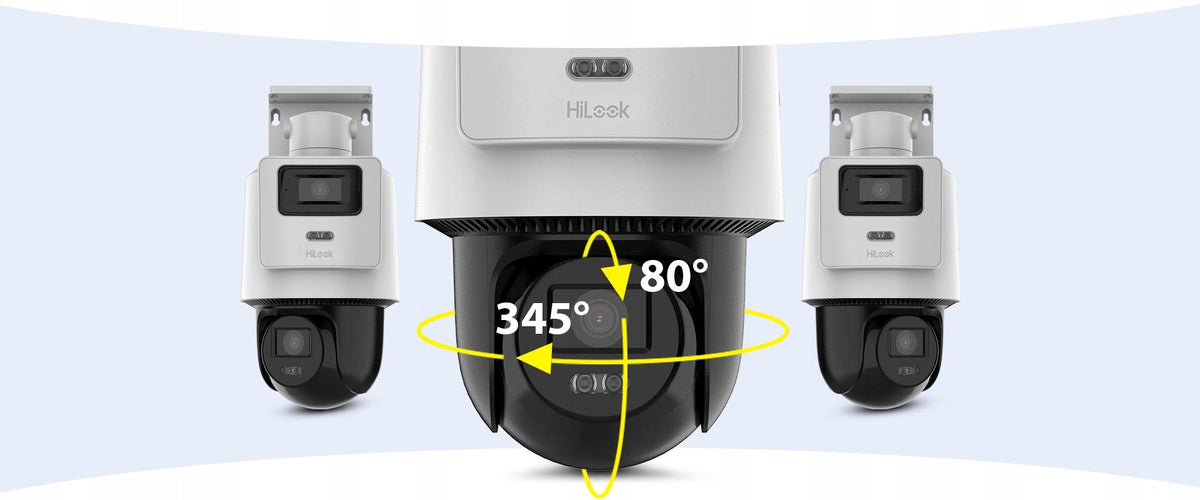 IP rotating camera 8MPx (4MP+4MP) TandemVu PTZ-N2D400M-DE/14 HiLook PoE mSD Manufacturer code PTZ-N2D400M-DE/14