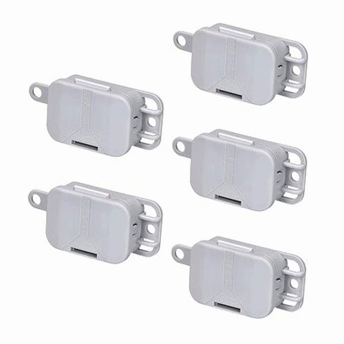 IP20 FLUSH-MOUNTED INSTALLATION BOX GREY 75X75X40MM 5PCS