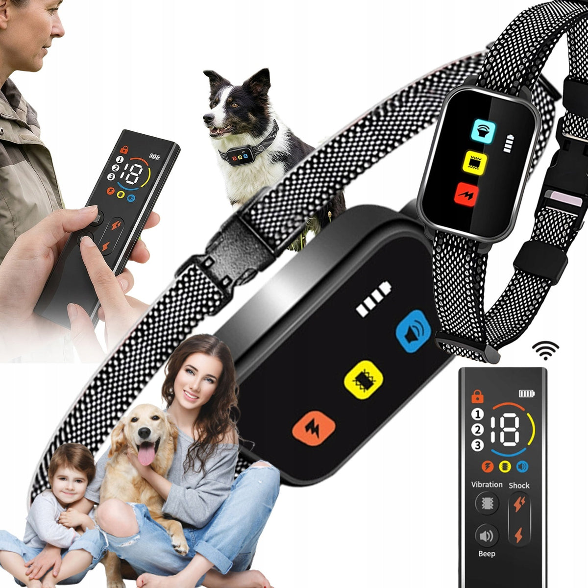 IP67 WATERPROOF TRAINING COLLAR SAFE FOR OUTDOOR PLAY
