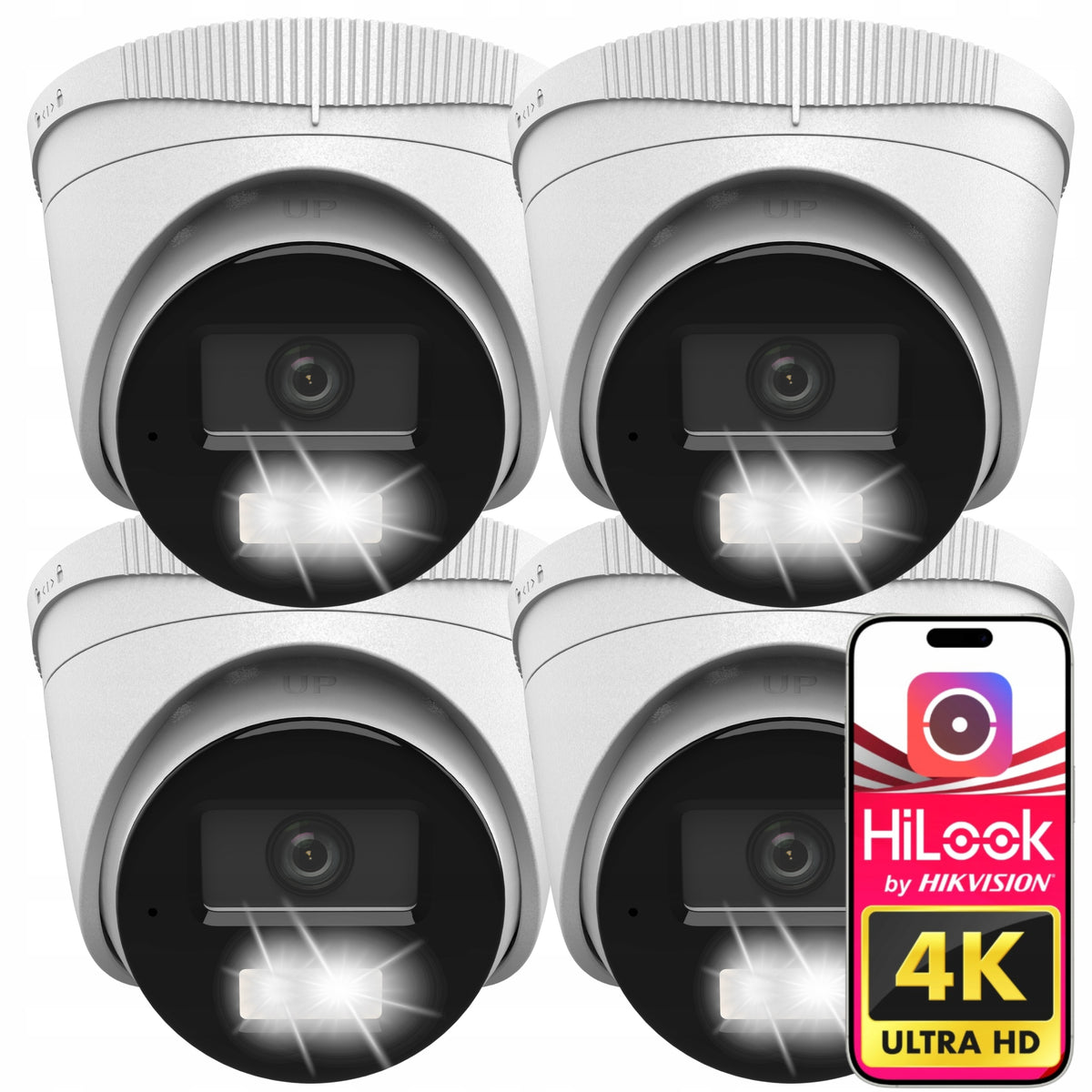 IPCAM-T8-30DL 8MPX IP IR30M SMART HYBRID LIGHT DETECTION 4pcs