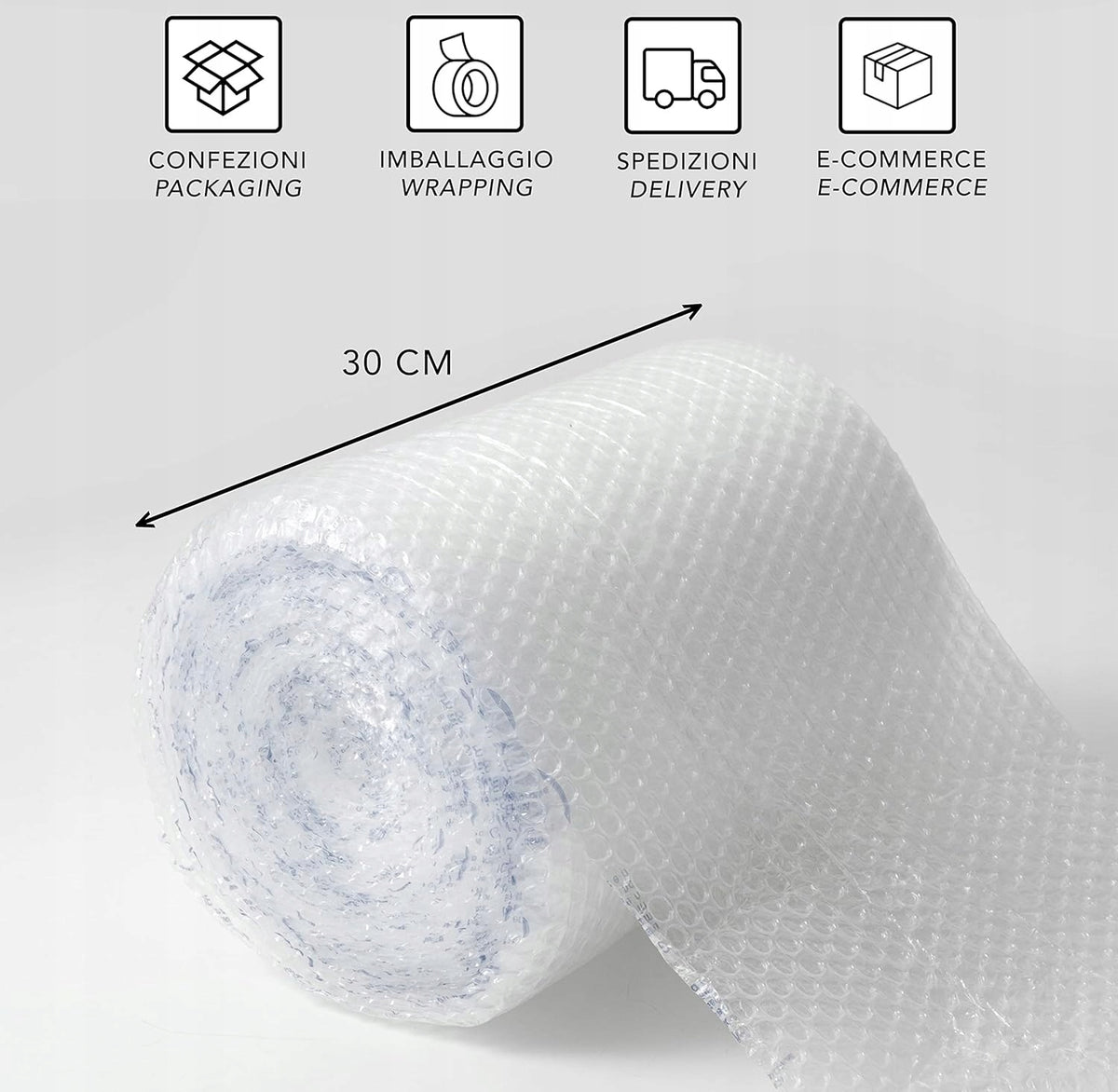 IPEA BUBBLE WRAP FOR PACKING AND SHIPPING 20M X 30CM Length 20 m