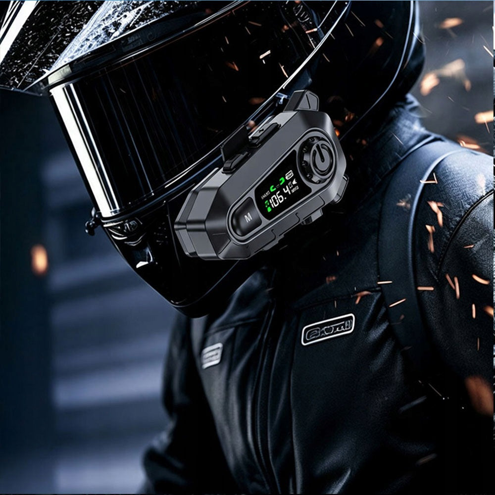 IPX6 800MAH NOISE CANCELLING MOTORCYCLE HELMET BLUETOOTH SPEAKERS Packaging status original