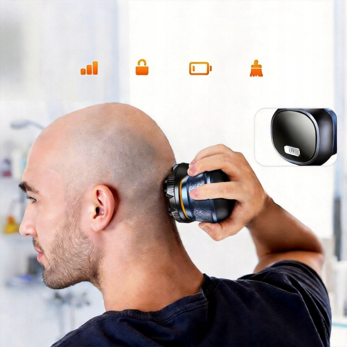 IPX6 MEN'S 6D BEARD HEAD TRIMMER Brand no brand