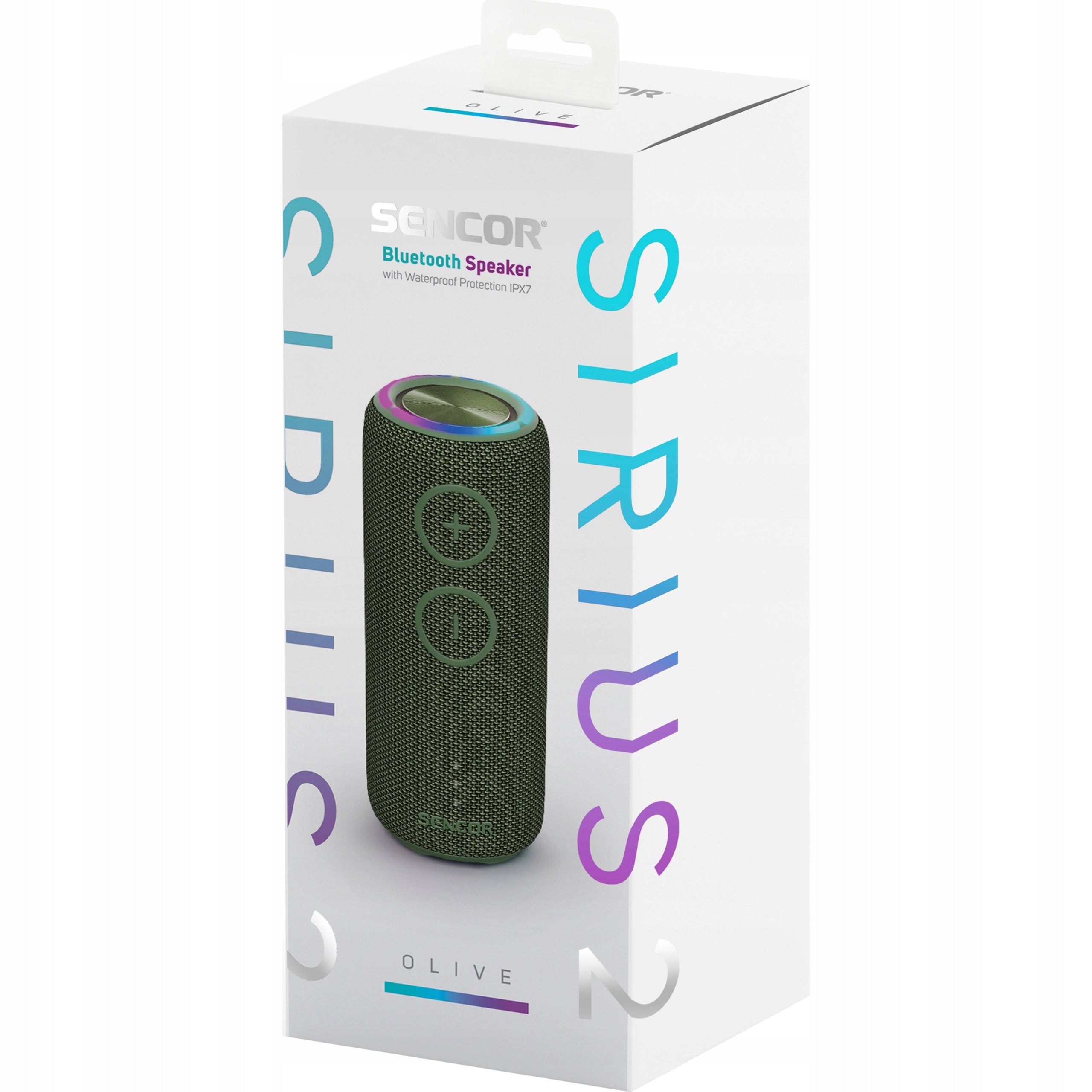 IPX7 WATERPROOF Bluetooth Speaker Sencor SIRIUS 2 OLIVE 3600 mAh 20W Packaging status original