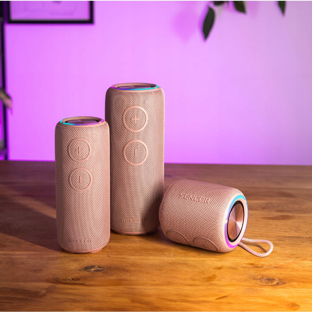 IPX7 WATERPROOF Bluetooth Speaker Sencor SIRIUS 2 ROSE 3600 mAh 20W Brand Sencor