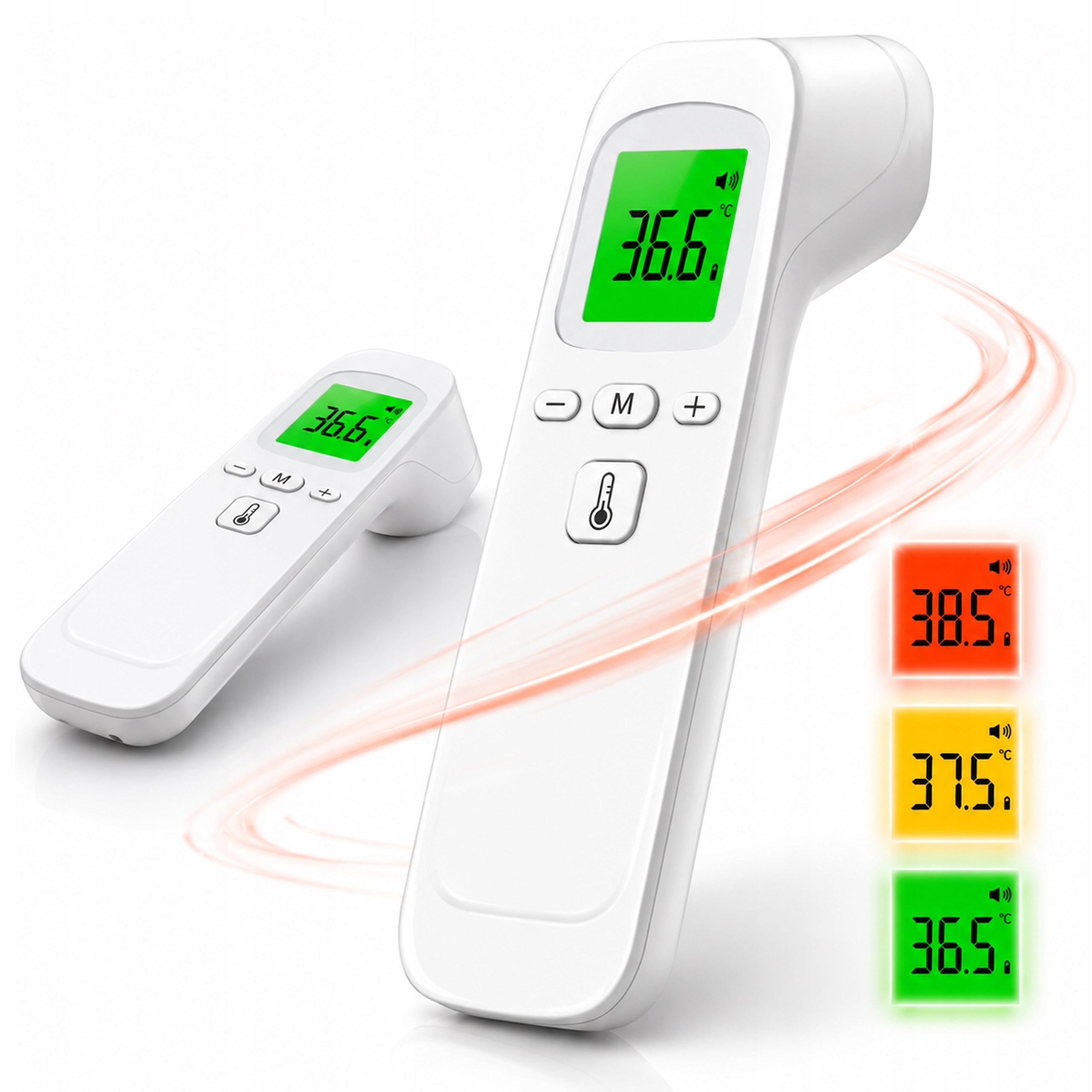 IR LCD Non-Contact Electronic Forehead Thermometer Fast Infrared