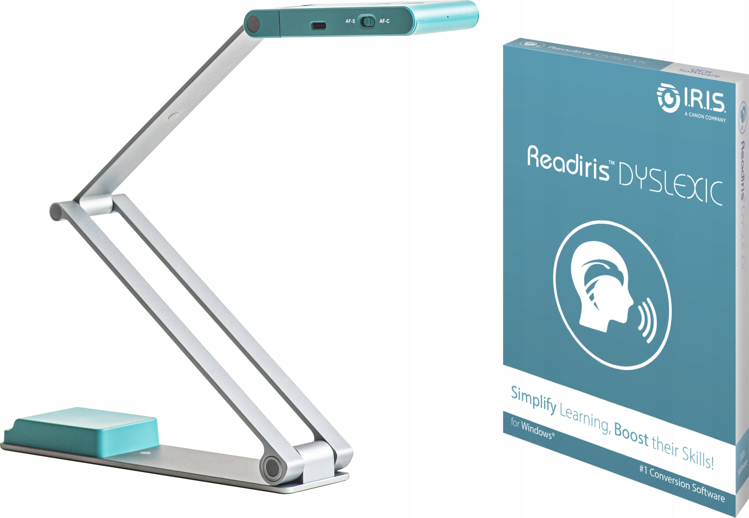 IRIScan Visualizer 7 Dyslexic - A3 Scanner, USB-C Camera + Readiris Dyslexic