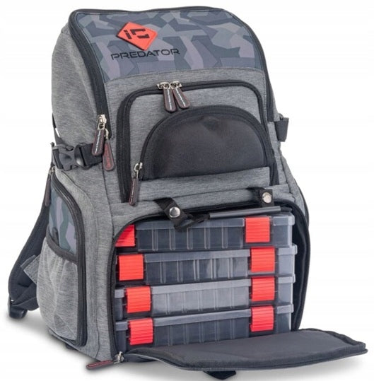 IRON CLAW Spinning Backpack with 4 Boxes BACK PACKER II