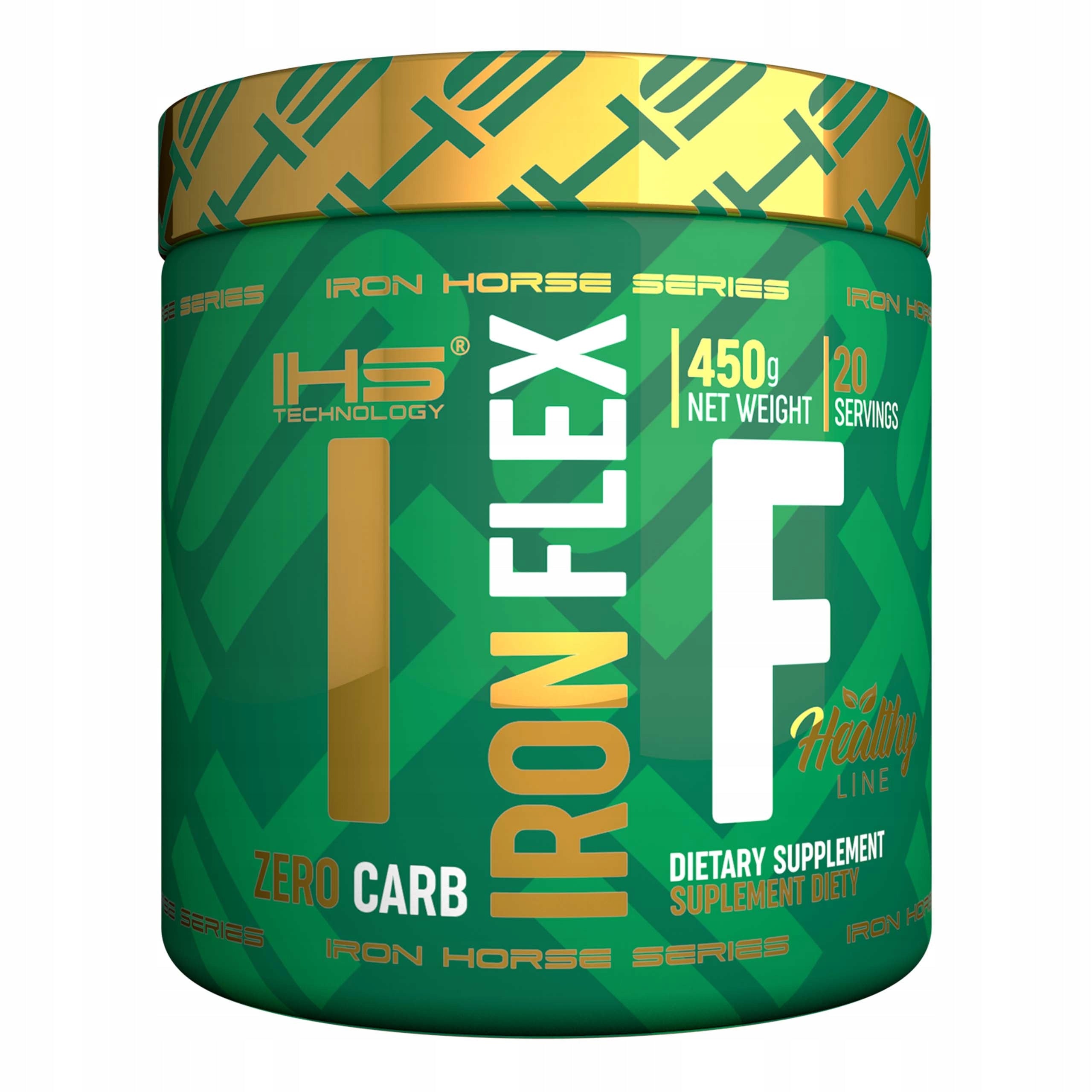 IRON HORSE IRON FLEX 450g Strawberry - Rhubarb Joints Inflammation tendons Packaging status original