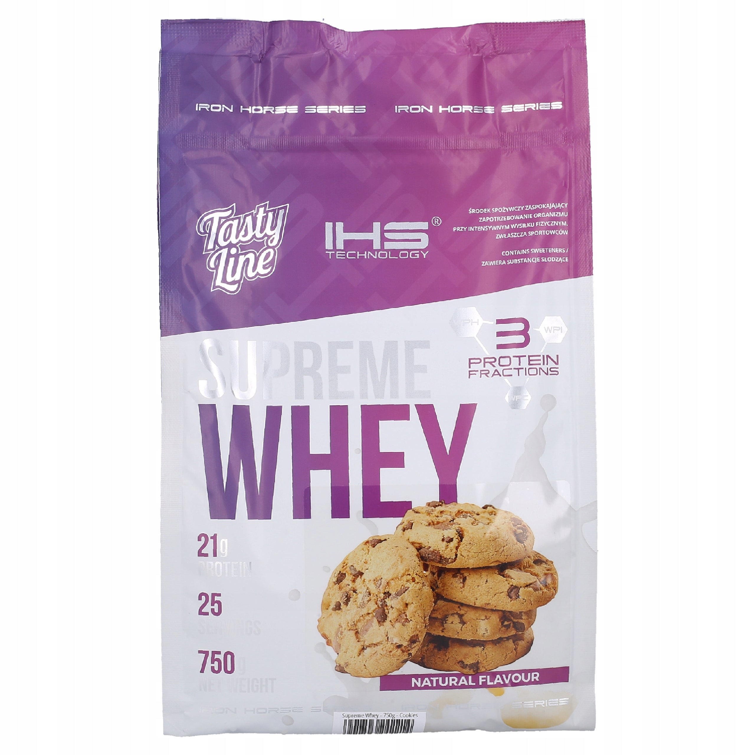 IRON HORSE Supreme Whey 750g Protein Amino WPC Digestive Enzymes Cookie Expiration date not specified